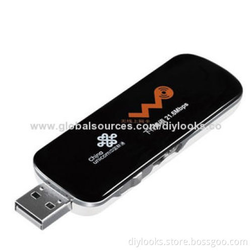 MF668A WCDMA 21.6Mbps 3G Wireless Modem with TF Card Slot, Black
